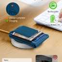 TopMade for MagSafe Wallet with Money Clip, Works with Apple Find My, Magnetic Wallet for iPhone 17/16/15/14/13/12 Series, for iPhone Wallet Stand with Finder Tracker, Dark Blue