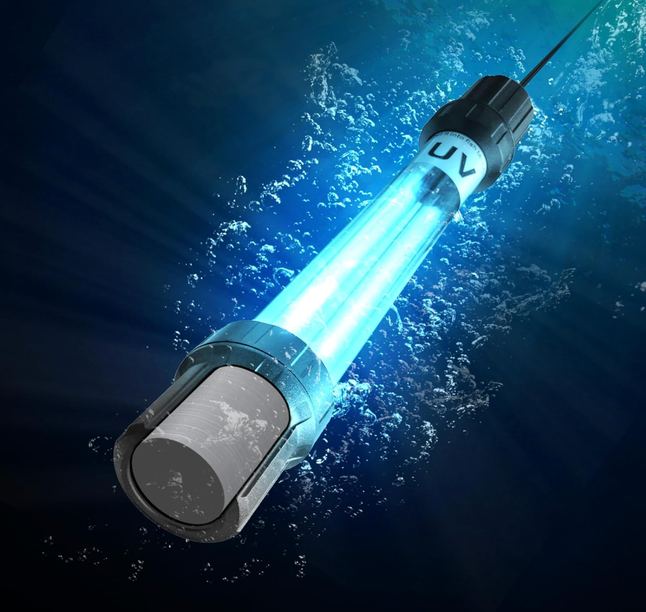 55W Aquarium UV Light for 500-5500 Gallon, UV Pond Water Clarifier for Koi Pond, Swimming Pool, Spa, Large Fish Tank, Cold Plunge