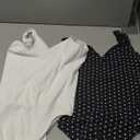 SUUKSESS Women 2 Piece Thong Bodysuit Sexy V Neck Backless Sleeveless Tank Tops M