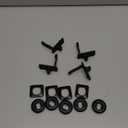 4 Kits Car Holder Retainer Compatible for Honda for Acura, Durable Anti-Slip Plastic Black Floor Mat Fixing Clips