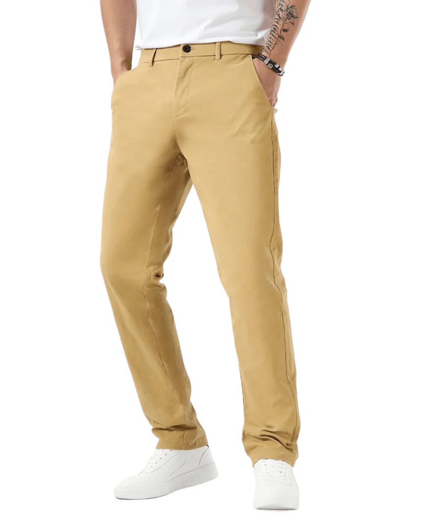 Plaid&Plain Men’s Skinny Khaki Pants Skinny Fit Chinos
Size 30W*32L