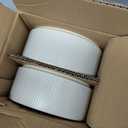 Famiware Star Dinnerware Sets, Plates and Bowls Set for 4, 12 Pieces Ribbed Dishes - Chip and Scratch Resistant, Microwave and Dishwasher Safe Tableware, Matte White