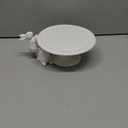 Place & Time Cake / Cupcake Stand Ceramic w/ White Climbing Bunnies EASTER
