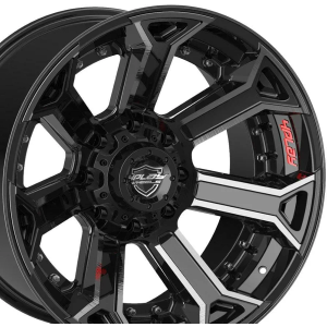 4PLAY Wheels 20 inch Rim Fits 8x180 4P70 20x10 Brushed Black Wheels