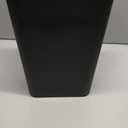 TIPGO Bathroom Trash Can with Lid, 10 Liter/ 2.6 Gallon Slim Garbage Can, Small Trash Bin Waste Basket with Pop-Up Lid for Kitchen, Bedroom, Living Room, Office (Black)