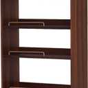 Coffee Mug Holder Wooden Cup Rack Mug Display Shelf Coffee Cup Holder for Countertop 4 Tier Wood Coffee Mugs Holder for Kitchen Coffee Cup Storage