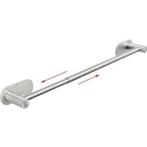 TocTen Self Adhesive Towel Bar, Stick Bath Towel Rack for Bathroom Adjustable 16-24", Stainless Steel Bathroom Towel Holder, No Drill Stick on Wall Towel Hangers for Bathroom(Brushed Nickel)