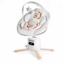 Zoicay Baby Swing with 9 Modes & 8 Speeds, Electric 3D-Motion Baby Swings for Infants, 360 Rotating Seat, APP & Remote Control, 6 Preset Melodies, Portable Infant Swing for Indoor and Outdoor(White)
