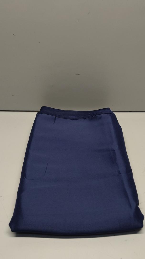 Obstal Rectangle Table Clothes for 8 Foot Rectangle Tables, Oil-Proof Spill-Proof and Water Resistance Tablecloth, Decorative Fabric Table Cover for Outdoor and Indoor Use (Navy Blue, 60 x 120 Inch)