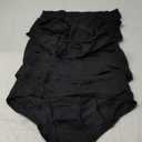 INNERSY Women's Soft & Thin No Show Modal Underwear Quick Dry Panties for Summer 5-Pack (Large, Black)