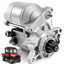 410-52310 12V New Starter Motor Compatible with Kubota RTV 1100 RTV-X1100C RTV 1140 RTV-X1140 RTV-X1120 RTV-X900, Replace 428000-5400 428000-5401 77700-02602, 1.4KW OSGR