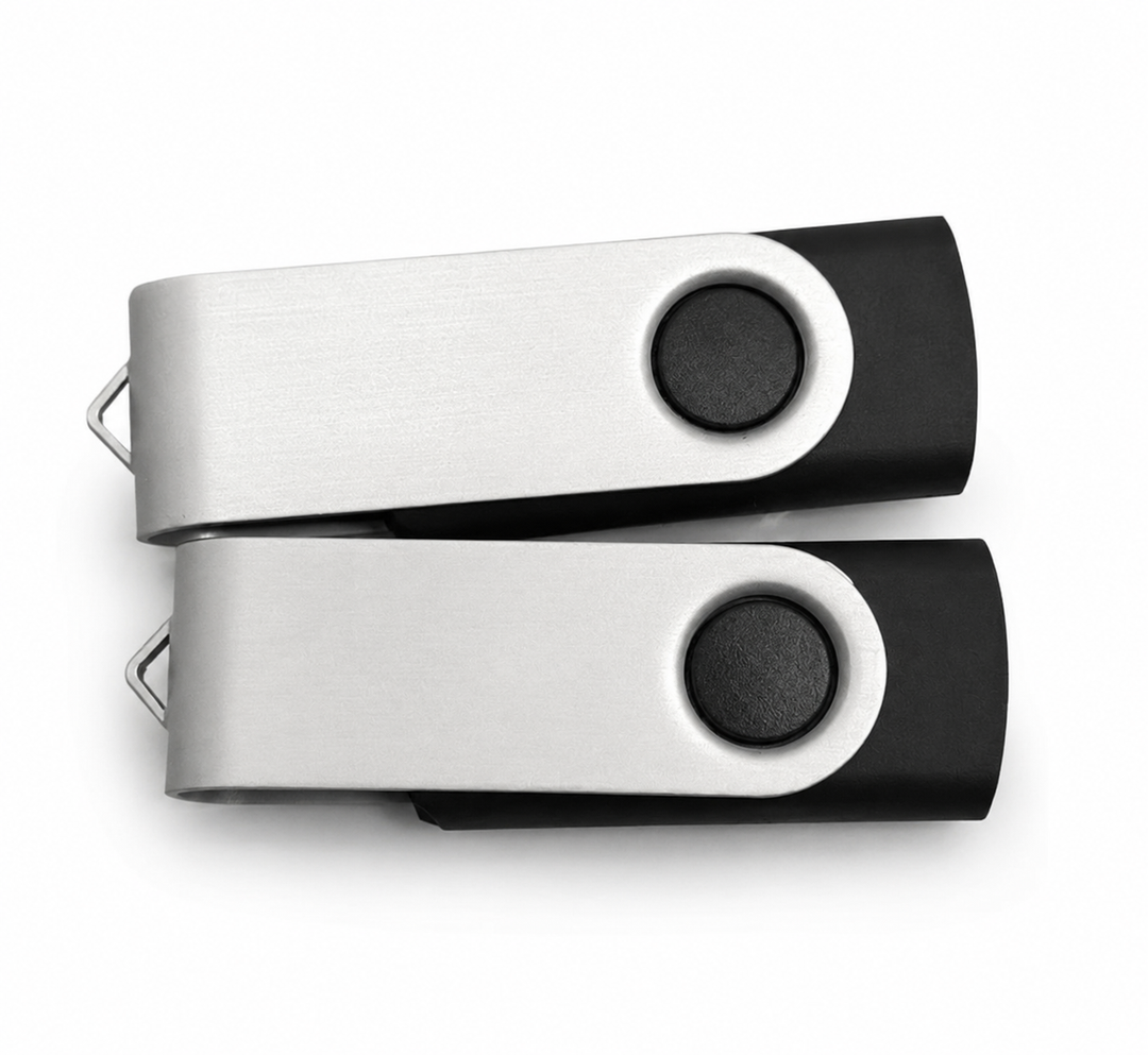 JUANWE 128GB USB Flash Drive 2Pack Type C + USB A Thumb Drive Retractable Dual Flash Drive 128GB Type C Memory Stick 2 in 1 Jump Drive for iPhone, iPad, Android Phones, Tablet, Laptop, Computers