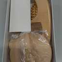 Yoofoss 4 Piece Baby Brush and Comb Set, Wooden Baby Brush with Natural Ultra Soft Goat Hair, Baby Hair Brush for Newborn, Baby Brush Set for Boy Girl