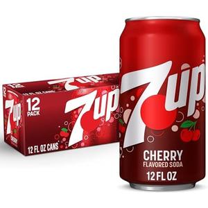 2× 7UP Cherry Flavored Soda, 12 fl oz cans, 12 pack. no BBD