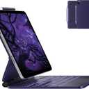 typecase Keyboard Case for iPad Air 11-inch (M3 2025 / M2 2024)& iPad Pro 11 inch (4th/3rd/2nd/1st Gen),Magic Keyboard for Air 5th/4th Gen,Multi-Touch Trackpad,11 Colors Backlight,Midnight Amethyst