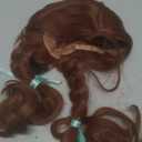 Topcosplay Women Wig Reddish Brown Long with Braids Cosplay Halloween Costume Wigs (Adult)