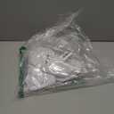 Walking Boot Socks Cotton 3Pairs, Replacement Socks Liner for Orthopedic Walker Brace Compatible with Air Cam Walkers and Fracture Boot for Men and Women Cast Surgical Leg Cover, White