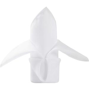 50pcs Polyester Cloth Napkins - 20 x 20 inch White Dinner Washable Napkins with Hemmed Edges for Restaurant/Wedding/Hotel(50,White)