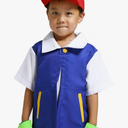 Halloween Cosplay Costume Hoodie Jacket Shirt Gloves Hat Sets for Trainer, Size 110