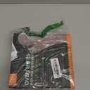 Rorecay 6pcs Oven Mitts and Pot Holders Sets Heat Resistant 500 Degrees, Extra Long and NonSlip Silicone Oven Gloves Potholders Hot Pads for Kitchen Baking Cooking, Quilted Liner, Black