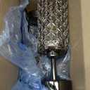 Hong-in Crystal Lamp Touch Control Set of 2, Sliver Crystal Table Lamps with USB C+A Ports & AC Outlet, 3-Way Dimmable Nightstand Touch Lamp, Modern Bedside Table Lamp for Bedroom(Bulbs Included)