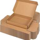 12x8x2 inch Shipping Boxes Set of 30 Brown, Inner Size 11.6x7.6x1.6 inch Cardboard Mailing Boxes for Small Business Packaging or Gift Wrapping
