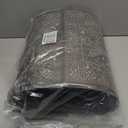 Collive Kitchen Mats for Floor 2PCS, Cushioned Anti Fatigue Mat Non Slip Waterproof Kitchens Sink Rug, Vintage Spring Floral Rugs Comfort Standing Mat for Laundry, Desk, Bar, Office, Black (17.3"x47"+17.3"x29")