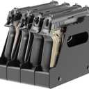 Pistol Rack for Gun Safe, Can Hold Up to 4-8 Pistols Gun Cabinet Accessories, Foam-Protected Gun Storage Rack, for Revolver, Glock 17 19 26 27 43 Pistol Accessories