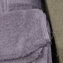 Lane Linen purple towels, Sizes: 60" x 34" (2 pcs); 50" x 26" (4 pcs); 24" x 16" (6 pcs); 12" x 16" (4 pcs); 11" x 11" (7 pcs
