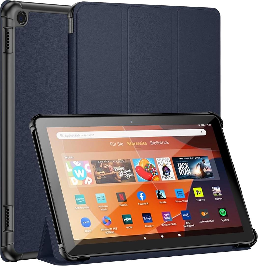 Champagne Gold 2023 Tablet 10 Case and Cover for Kids (Compatible 2023 Model), Not for iPad/Samsung/Onn Tab, Ubearkk Anti Slip Shockproof Cover