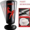 Freestanding Punching Bag for Adults, Kick Boxing Bag with Stand for Adults, Blow up Punching Bag for Kids 12-14