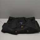London FogWomen's Hooded Belted Maxi Trench Coat size L, Black