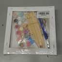 4 Pack Christmas Paint by Number for Kids with Wooden Frame, Paint by Numbers for Kids Xmas Ages 4-8-12, Easy Cardinal Gnome Snowmen Owl DIY Acrylic Oil Painting Kits for Home Wall Decor (8X8 inch)