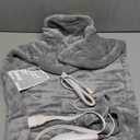 CAROMIO Heating Pad for Neck and Shoulders Back Pain Relief, Weighted Electric Heating Pads with Auto Shut Off, Full Body Large Back Heat Pad, Fast Heating and 4 Heat Settings (Grey, 33"x22")