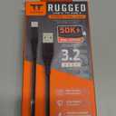 TacTech Rugged USB-C to USB-A Charge/Sync Cable 3.2 ft