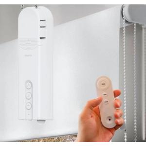 Aura Roller Smart Shade Driver, Remote Control & WiFi Dongle | Automate Existing Blinds | Beaded Window Shade Compatible Up to 4x5ft | Rechargeable Battery | Set Schedules | Hands Free Voice Control