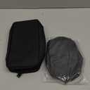 imComor Universal Electronics Accessories Case, 2-Pack Portable Soft Carrying Case Bag Wire Cable Organizer for Hard Drive, Power Adapter, Laptop Mouse, Cosmetics Kit, Small+Big-Black