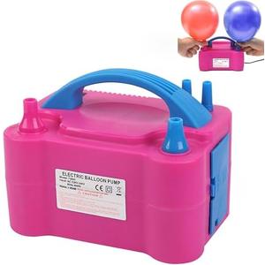 Electric Balloon Pump, 600W Balloon Air Pumps Dual Nozzle Inflator, 2 Operating Modes/air Volume: 300(L/min)/Pressure: 1.8-202MPa, for Birthday Parties