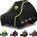 Zero Turn Mower Cover, Zero Turn Lawn Mower Cover Waterproof Heavy Duty 420D, Riding Lawn Mower Cover for Outdoor Use, Fits Most Mowers up to 60, Fits John Deere, Toro, Husqvarna & More.