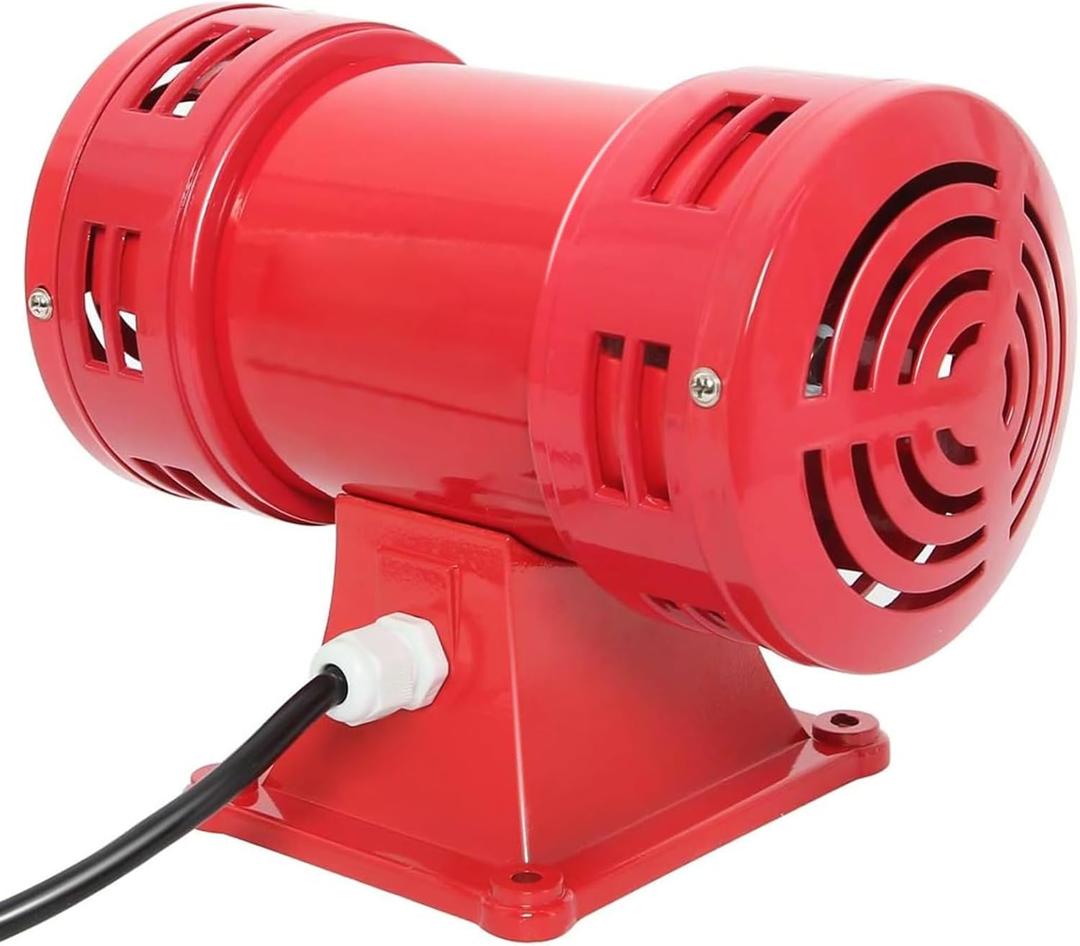 YaeCCC Air Raid Siren, 110V Electric Motor Driven Siren Alarm - 150db, Super Loud for Home & Outdoor