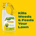 Scotts Liquid Turf Builder with Plus 2 Weed Control Fertilizer, 32 fl. oz. - Weed and Feed - Kills Dandelions, Clover and Other Listed Lawn Weeds - Covers up to 6,000 sq. ft.