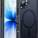 Magnetic for iPhone 16 Case Military-Grade Dual-Layer Shockproof, Heavy Duty Rugged Protection Phone Case [Fit for MagSafe] Anti-Fingerprint Anti-Scratch for iPhone16 Cover 6.1", Blue