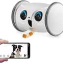 Owl Robot: 1080P Full HD Pet Camera with Treat Dispenser, Interactive Toy for Dogs and Cats, Full House Mobile Monitoring via App,2 Way Talk,No Monthly Fee (Only 2.4G WiFi)