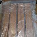 18" Wall Mounted Shower Seat, Shower Bench Wall Mount for Inside Shower, Fold Down Shower Seat, Shower Seats for Adults (White&silver)