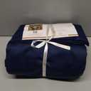 Good Sleep Bedding Split King Cotton Sheets Set for Adjustable Bed - Luxury Egyptian Cotton, 5 Piece, Sateen, 2 Fitted with 16" Deep Pocket, Navy Blue