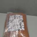 XTMYI Bohemian Rustic Curtains for Living Room Decor 2 Panel Set Linen Cotton Sheer Back Tab Hooks Pleated Fall Curtains for Bedroom Window,Pale Copper Rust Terracotta,96 Inch Long