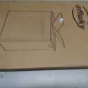 efluky Double Laundry Hamper with Lid and 2 Removable Bags, Beige, 140L Dual