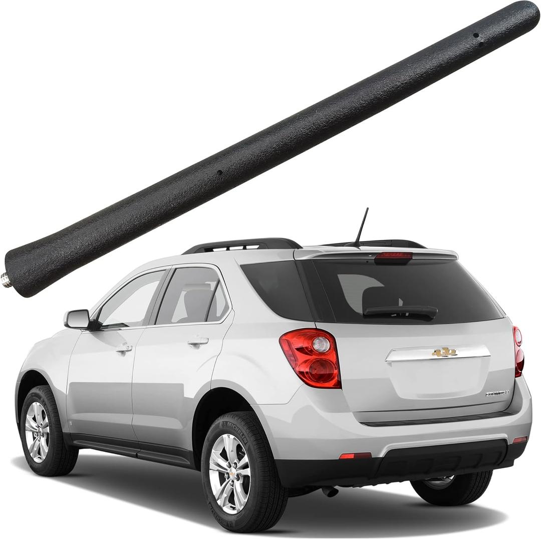 Rubber Antenna for Chevy Equinox (2010-2017), Chevrolet Equinox Antenna - Car Wash Proof, 6 3/4 Inch Internal Copper Coil Antenna Mast Replacement