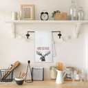 2 x Moose Christmas Kitchen DishTowels, Funny Gift for Women Girls,Christmas Moose Decorations Dish Towels for Kitche Bathroom Decor, 16x24 Inches