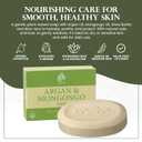 Madina Argan & Mongongo Soap Bar  Hydrating, Deep Moisturizing, Antioxidant, Natural Oils, Gentle Cleanser for Face & Body, For Dry & Sensitive Skin, 6 Pack (3.5 oz Each)